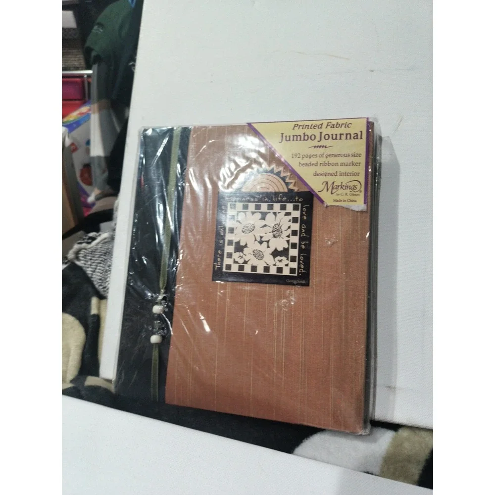 Markings By CR Gibson Jumbo Printed Cloth Fabric Cloth Journal New 192 Pages